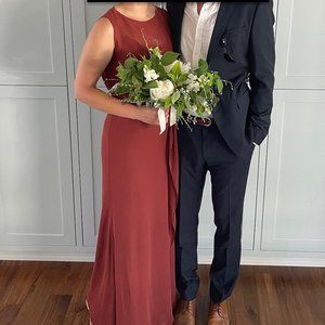 Jenny Yoo Paltrow Dress - Rust